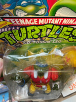 TD Tossin Leo (Vintage TMNT Ninja Turtles, Playmates) SEALED - Bitz & Buttons