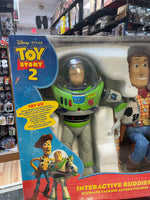 Interactive Buddies Buzz & Woody (Vintage Toy Story, Think Way) **SEALED**