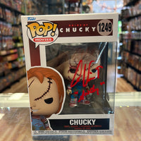 Chucky signed by Alex Vincent (Funko, Disney) *JSA*