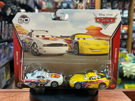 Pat Traxson & Jeff Gorvette (Pixar Cars, Mattel Diecast) **SEALED**