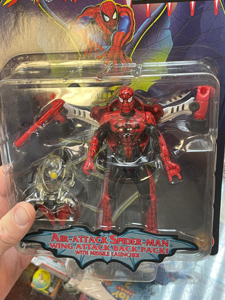 Air Attack Spider-Man (Vintage Marvel Spiderman, Toybiz) SEALED - Bitz & Buttons