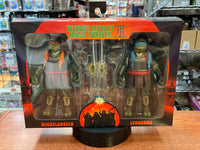 Michelangelo & Leonardo -2 Pack- (Neca, TMNT III) **SEALED** - Bitz & Buttons