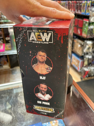 Blood & Guts: CM Punk & MJF  (AEW Unmatched Collection, Jazwares) **SEALED** - Bitz & Buttons