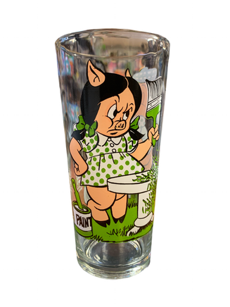 Petunia & Porky Pig (Vintage Happy Meal Glasses, Loony Tunes) - Bitz & Buttons