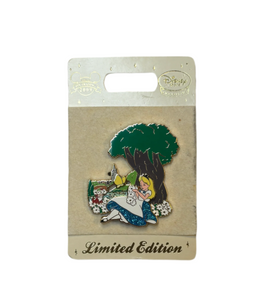 Paris Alice in Wonderland Sitting Under Tree Pin (Disney UK, Pin Traders) LE 1,500