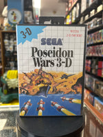Poseidon Wars 3D 0825 (SEGA Master System SMS, Video Games) **COMPLETE**