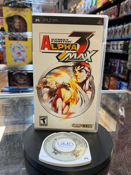 Street Fighter Alpha 3 Max (Sony Playstation PSP, Video Games) **TESTED*