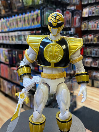 Super Megaforce Armored White Ranger (MMPR Power Rangers, Bandai) COMPLETE - Bitz & Buttons