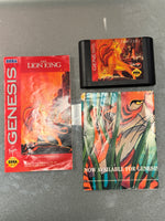 Lion King with Poster & Manual (Sega Genesis, Vintage Video Games)