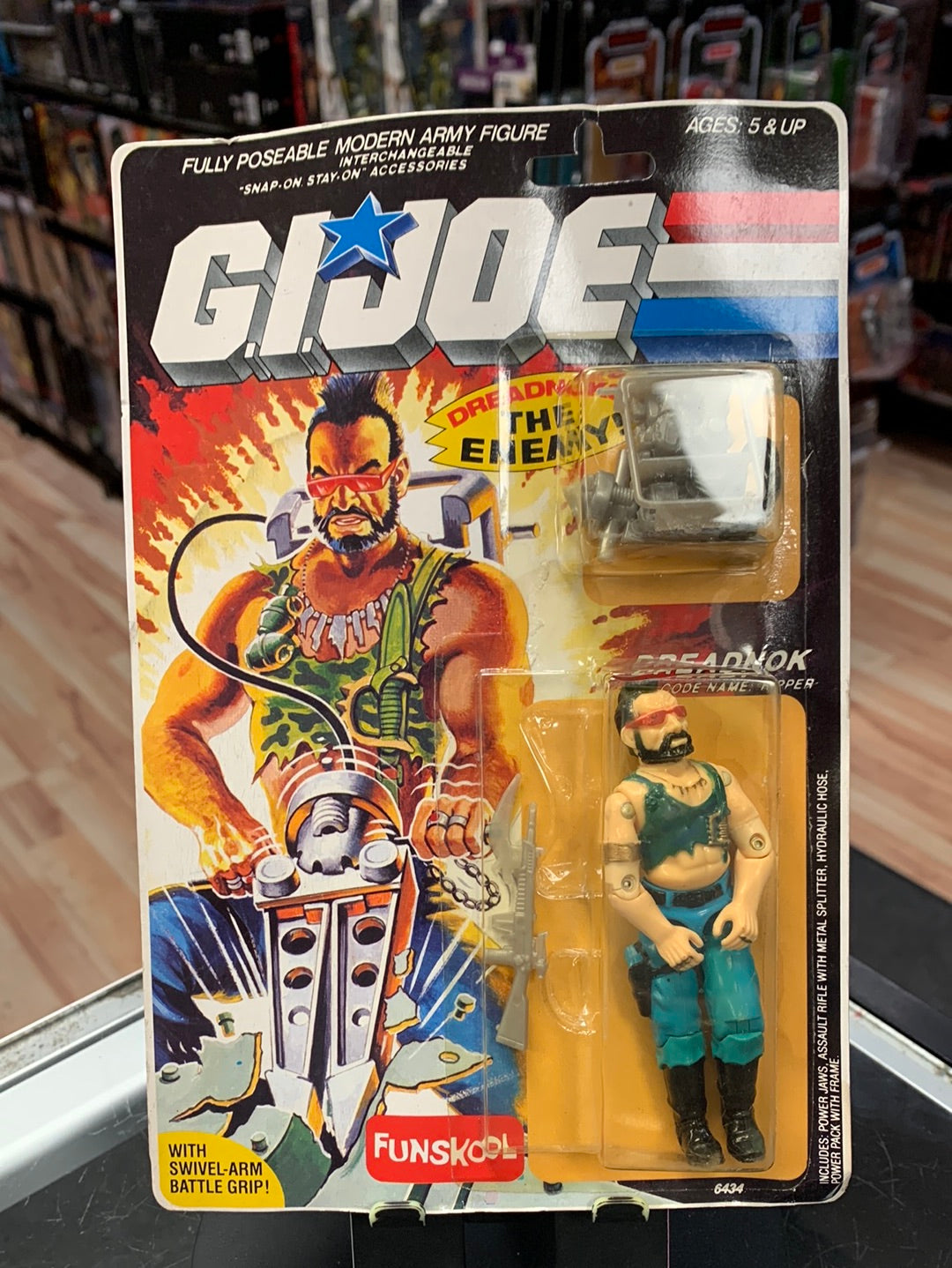 Dreadnok Ripper (Vintage GI Joe, FunSkool India) Sealed| Bitz