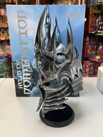 Helm of Domination Lich King Statue (Blizzard, World Of Warcraft) OPEN BOX - Bitz & Buttons