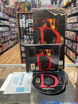 D 2Disc -Long Box- (Panasonic 3DO, Vintage Video Games) **COMPLETE**