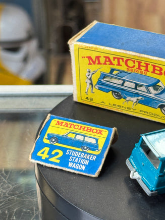 Studebaker Station Wagon 42 Diecast (Vintage Matchbox, Lesney) - Bitz & Buttons