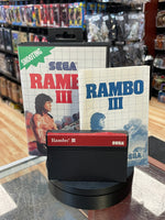 Rambo III 1361 (SEGA Master System SMS, Video Games) **COMPLETE**