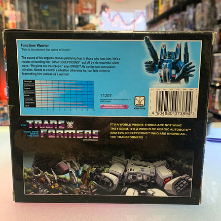 Decepticon Dirge(Vintage Style Transformer KO, Kingtoys) Open Box - Bitz & Buttons