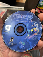 Crusaders of Might & Magic  (Sony Playstation PS1, Video Games) **TESTED** - Bitz & Buttons