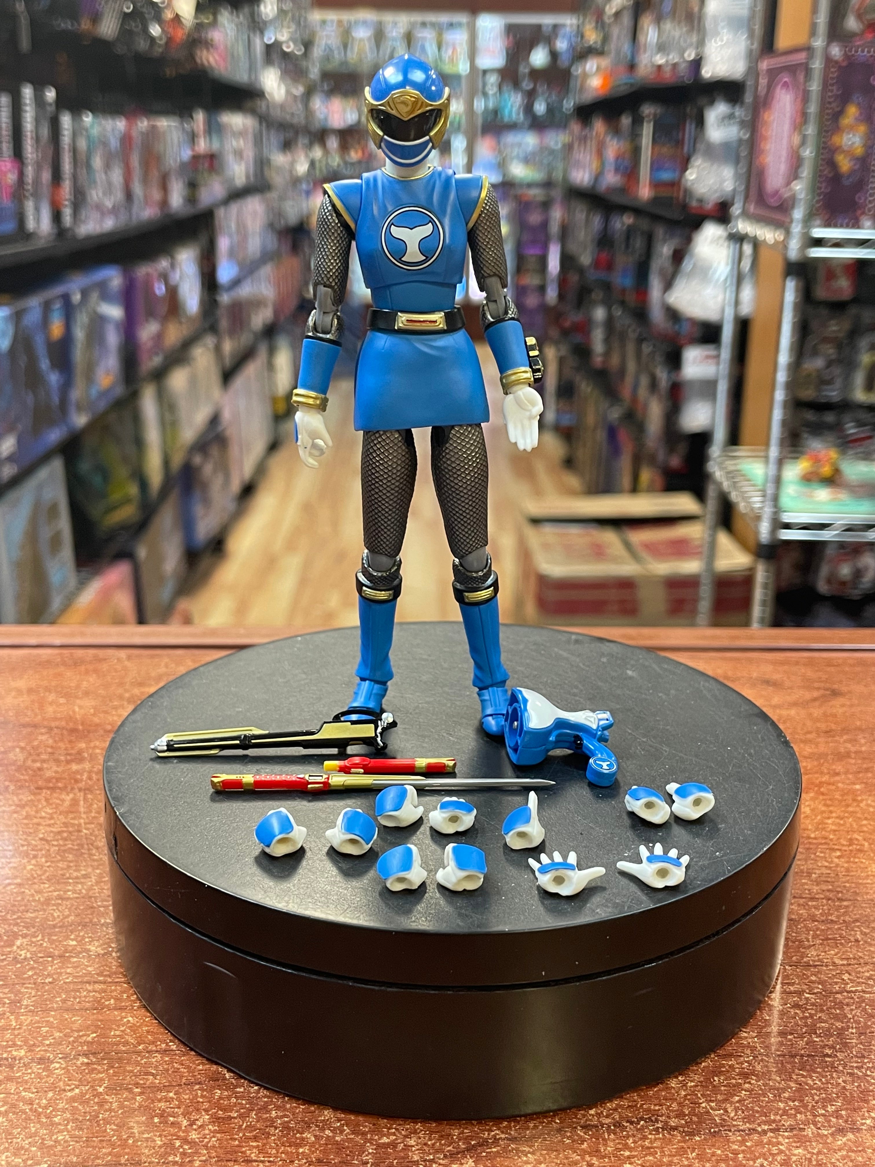 Hurricane Blue Ranger (Bandai SH Figuarts, Power Rangers Ninpu