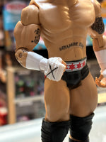 CM Punk White & Red Trunks (WWE Ruthless Aggression, Jakks Pacific