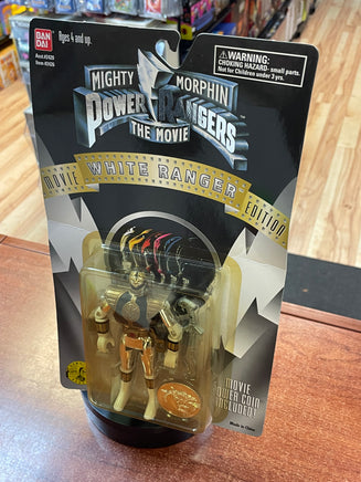 Auto Morphin Metallic White Ranger (Vintage MMPR Power Rangers, Bandai) **SEALED** - Bitz & Buttons