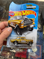Chevy Bel Air Gasser '55 Legends Tour Gold (Hot Wheels, Mattel) SEALED