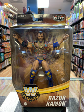 Blue Razor Ramon (WWE Elite Legends, Mattel) - Bitz & Buttons