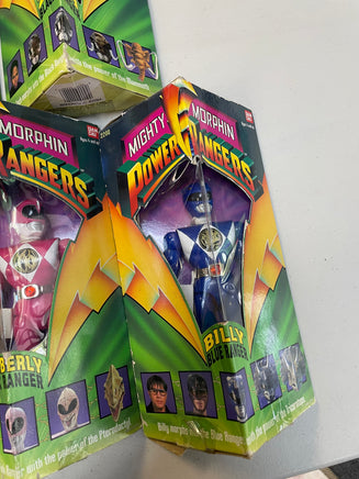 Mighty Morphin 8" Set of 5 (Vintage MMPR Power Rangers, Bandai) SEALED - Bitz & Buttons