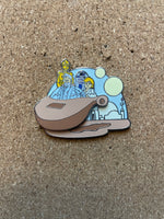Luke Skywalker and friends LandSpeder (Walt Disney World, Pin Traders)e - Bitz & Buttons