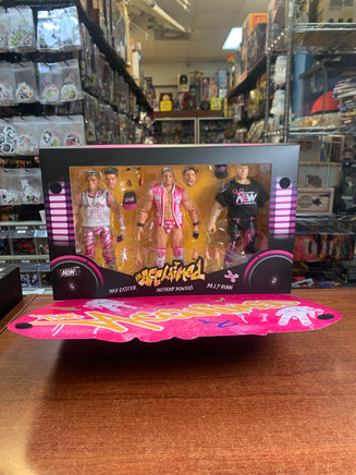 The Acclaimed Max C, Antony B & Billy G #139 (All Elite Wrestling AEW, Jazwares) **SEALED** - Bitz & Buttons