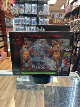 Classic & Withered Freddy (Five Nights at Freddy, Jazwares) *SEALED*