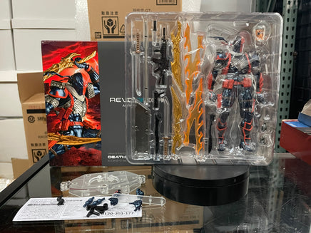 Deathstroke Ver. 1.5 (DC Comics Justice League, Revoltech Amazing Yamaguchi) COMPLETE - Bitz & Buttons