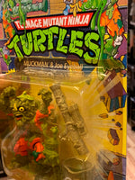 Muckman & Joe Eyeball 0108  (Vintage TMNT Ninja Turtles, Playmates) Sealed