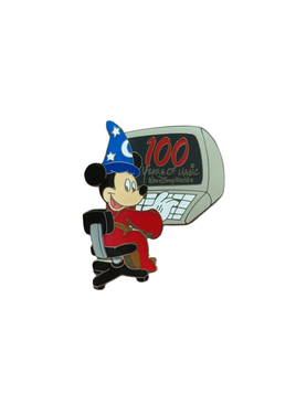 Mickey at CPU 100 Years of Magic Pin (Walt Disney World, Pin Traders)