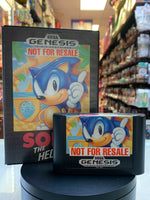 Sonic the Hedgehog with Case & Manual (SEGA Genesis, Video Game) Tested Working