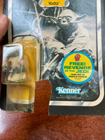 Brown Snake Yoda with Card ESB 9509 (Vintage Star Wars, Kenner) **Open Card** - Bitz & Buttons
