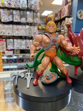 Heman Mexico with Battlecat (Vintage MOTU, Mattel) COMPLETE - Bitz & Buttons
