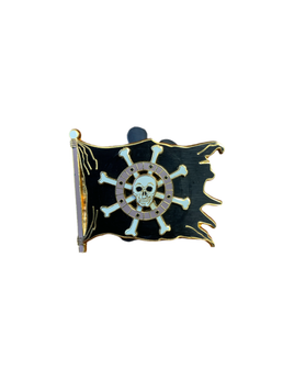 Pirates of the Caribbean flag (Walt Disney World, Pin Traders) - Bitz & Buttons