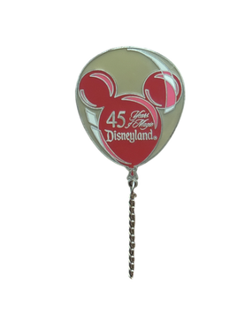 45 Jahre magische Anstecknadel mit roten Mickey-Ohren (Walt Disney World, Pin Traders)