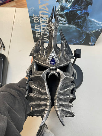 Helm of Domination Lich King Statue (Blizzard, World Of Warcraft) OPEN BOX - Bitz & Buttons