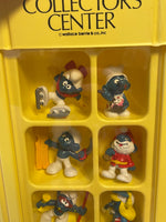 Smurf Collectors Center Display with 75+ Figures  (Vintage PEYO, Schleich) - Bitz & Buttons