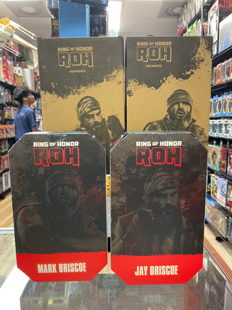 Mark & Jay Briscoe ROH (AEW Wrestling, Jazwares) **SEALED** - Bitz & Buttons