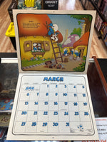 16 Month Calender -1982/1983- (Vintage Smurfs, Schleich Peyo)