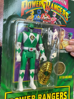Auto Morphin Green Ranger (Vintage MMPR Power Rangers, Bandai) **SEALED** - Bitz & Buttons