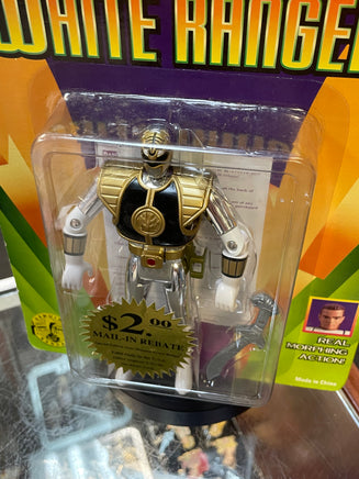 Auto Morphin Metallic White Ranger (Vintage MMPR Power Rangers, Bandai) **SEALED** - Bitz & Buttons