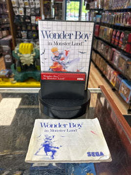 Wonder Boy in Monster Land 0822 (SEGA Master System SMS, Video Games) **COMPLETE**