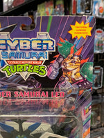 Cyber Samurai Leonardo 0098 (Vintage TMNT Ninja Turtles, Playmates) Sealed