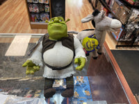 Shrek & Donkey Plush 6" Set (Vintage Shrek, McFarlane Toys) **Not Working**