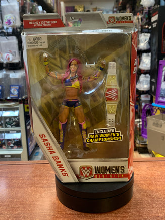 Sasha Banks Exclusive (WWE Elites, Mattel) SEALED - Bitz & Buttons