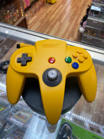 Yellow N64 Controller (Nintendo, Vintage Video Games) **TESTED WORKING**