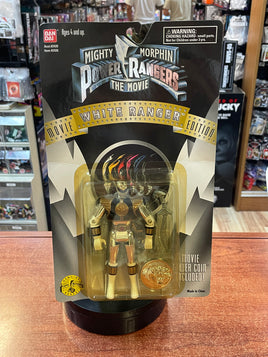 Auto Morphin Metallic White Ranger (Vintage MMPR Power Rangers, Bandai) **SEALED** - Bitz & Buttons