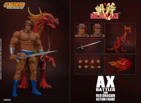 Ax Battler & Red Dragon 1/12 Scale Action Figure (Golden Axe, Storm Collectibles)